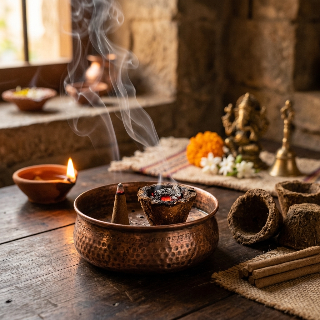 Hawan dhoop cups and samagri blends